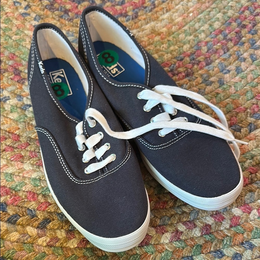 Keds Navy blue Canvas Sneakers NEW Champion Originals Lace‎ Up